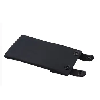 

Outdoor Sports Wrist Bag Elastic Close-Fitting 7 Inch Black Solid Color Mini Key Mobile Phone Bag