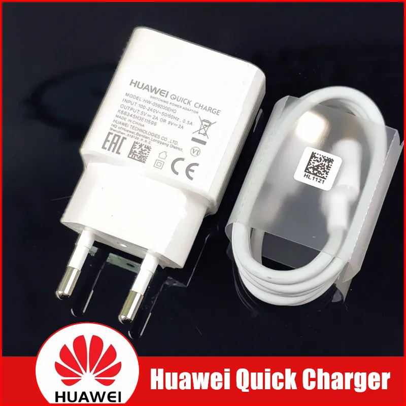 Оригинальное быстрое зарядное устройство huawei P20 lite 9 В/2 а qc 2,0 адаптер быстрой зарядки для смартфонов P30 lite honor9 8 nova 4 5e 3 3e y9