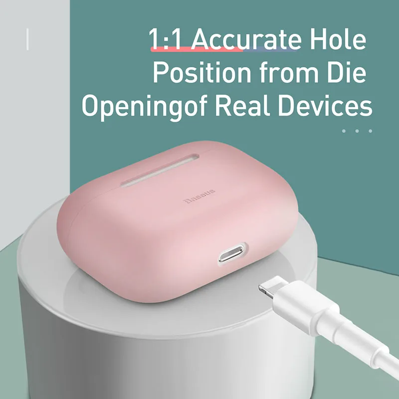 Baseus силиконовый чехол для Airpods Pro Беспроводной Bluetooth наушники чехол для Airpods Pro Чехол Крышка