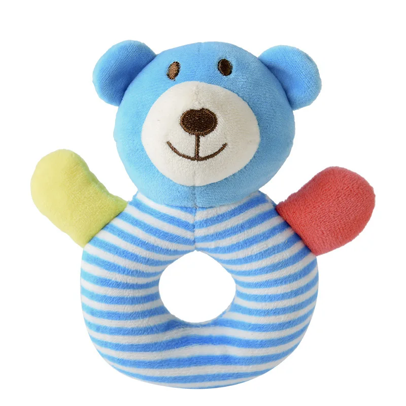 Cute  Rattle 0-12 Months Toy Learning Education Toys Bearoom Baby Rattles Mobiles Cartoon Toys For Baby Animal Hand Bell Gifts