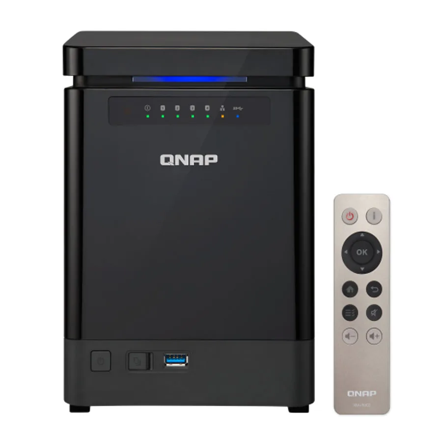 Сетевое хранилище 4-Bay NAS TS-453Bmini Двухъядерный процессор Intel Apollo Lake J3455 Quad-core Процессор, бездисковой 8 Гб Оперативная память, в том числе SATA 6 ГБ/сек. сервер для хранения