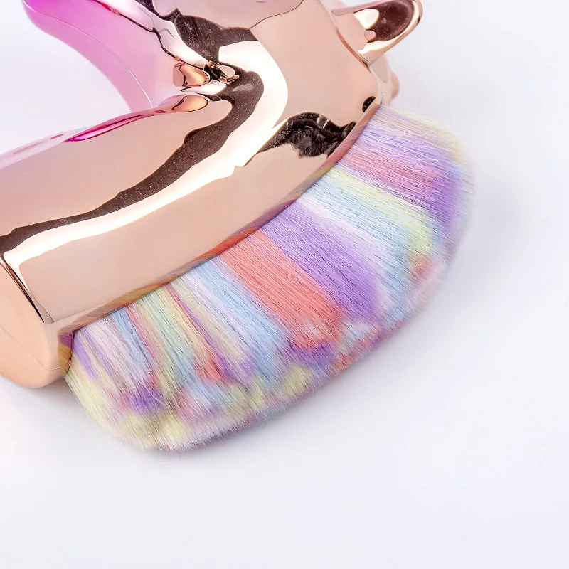 CYSHMILY, новинка, Kawaii, единорог, Радужная, много типов, кисти для нейл-арта, кисти для различного ухода за макияжем, используются инструменты для очистки волос, подарок