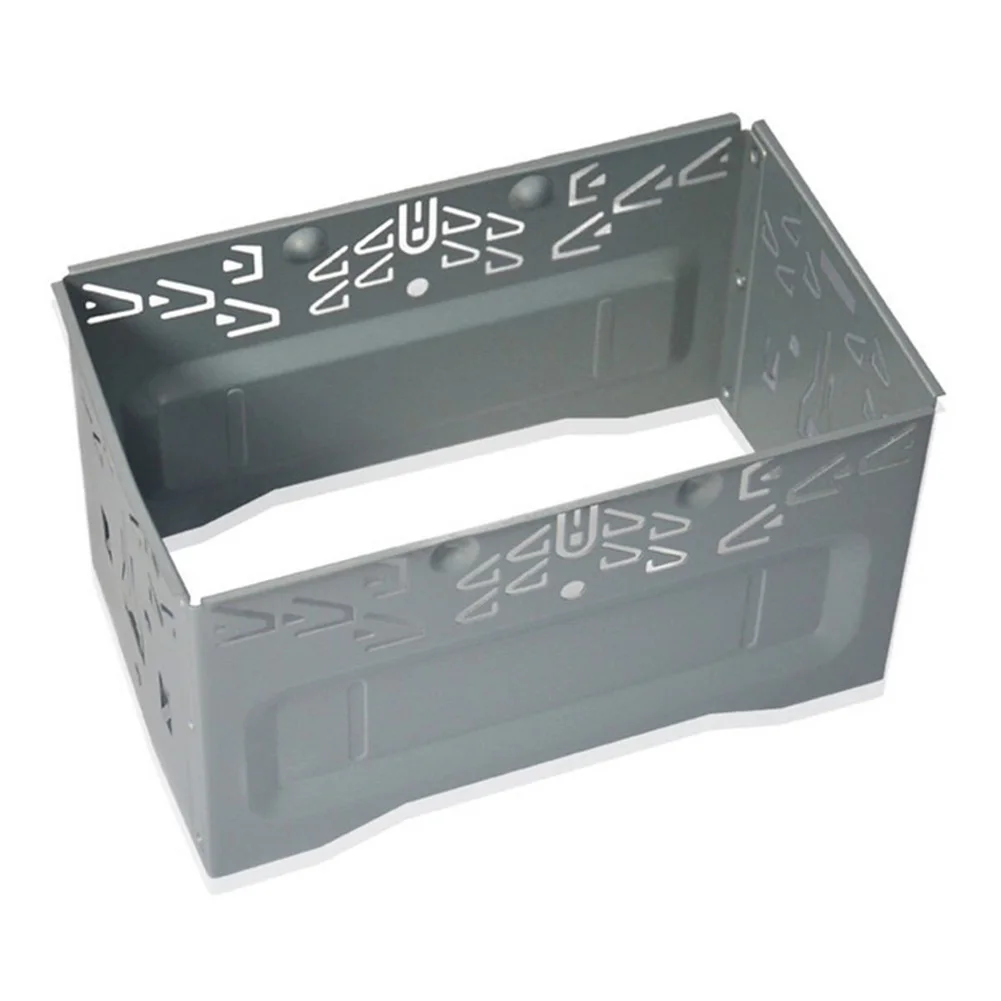 

Radio Panel Metal Fascia Panel Car Van Durable Stereo Radio Frame Double 2 Din Universal Car And Motorcycle Accessories