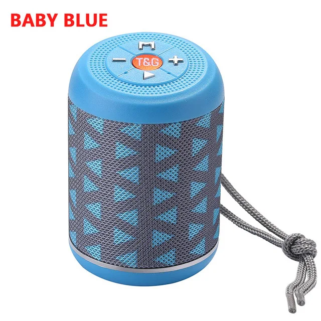 blue gray Bluetooth динамик портативный bluetooth динамик круговой колонки высококачественный сабвуфер TG517 беспроводной лучший шейкер колонки - Цвет: blue gray