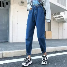 Вельветовые джинсы для женщин с высокой талией, джинсы для мам на пуговицах в винтажном стиле размера плюс, джинсовые штаны, флисовые джинсы для женщин в стиле бойфренд, зима, теплые