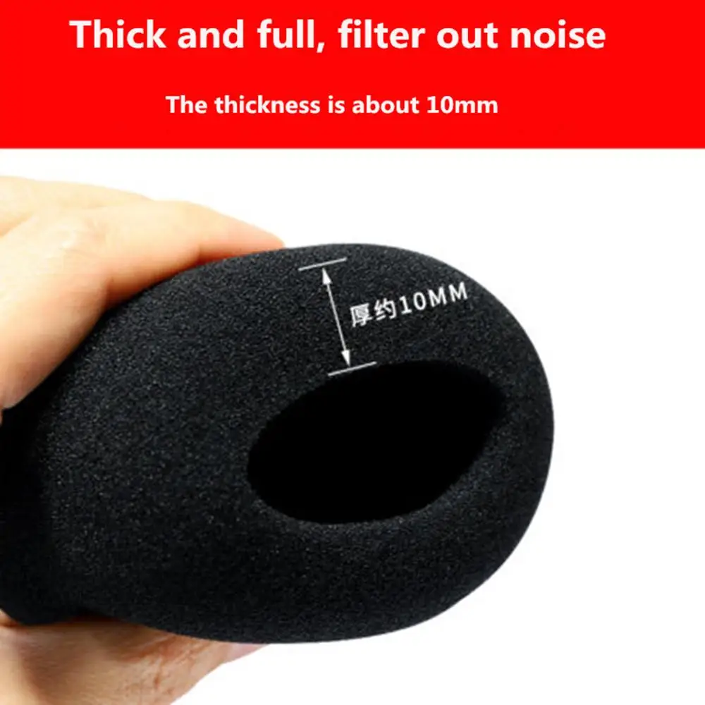 

Windscreen Microphone Cover Windproof Foam For Audio- Technica ATR2500 AT2020 AT2035 AT 2020 2035 2050 Mic Windshield