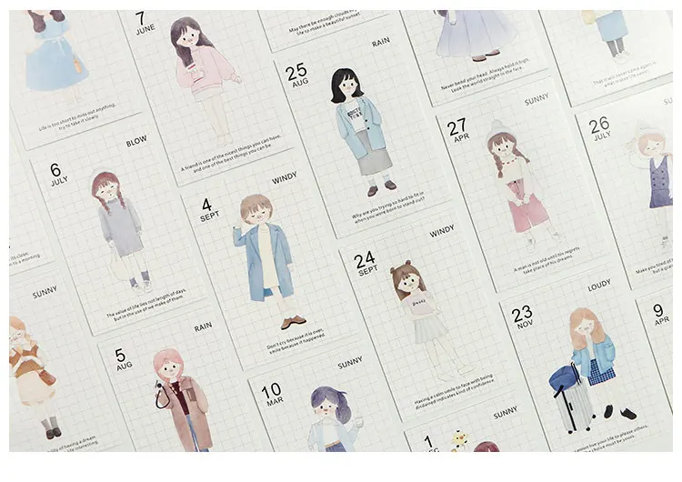 28 шт./кор. милые Мультяшные карты для девочек красивые креативные маленькие открытки lomo открытка-приглашение на праздник Универсальный