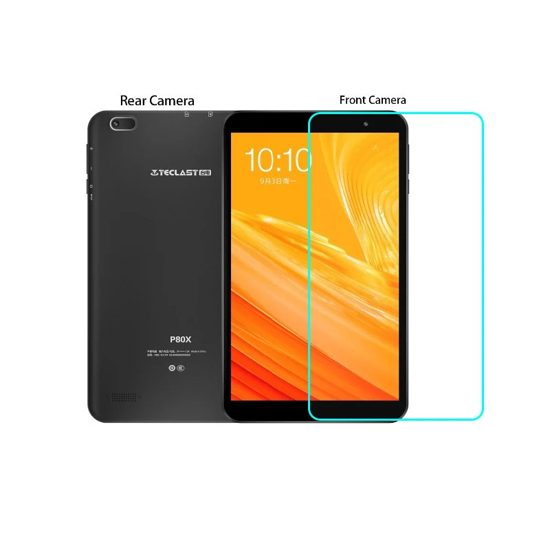 9H Hardness Tempered Glass For Teclast p80x 8inch Tablet Screen