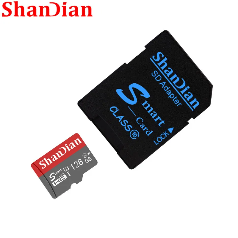 ShanDian Original Smart SD Card 64GB Class 10 Memory Card SmartSD 8GB 16GB 32GB TF Card SmartSDHC/SDXC for Smartphone/Tablet PC