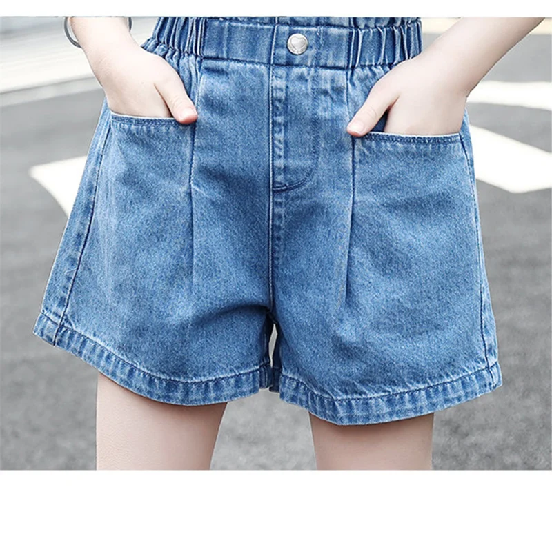 high waisted elastic shorts