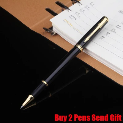 923 Roller Pen Новое поступление бренд металлический роллер, шариковая ручка Роскошная для офисных работников подарочная ручка в деловом стиле купить 2 ручки отправить подарок - Цвет: 923 Roller Pen