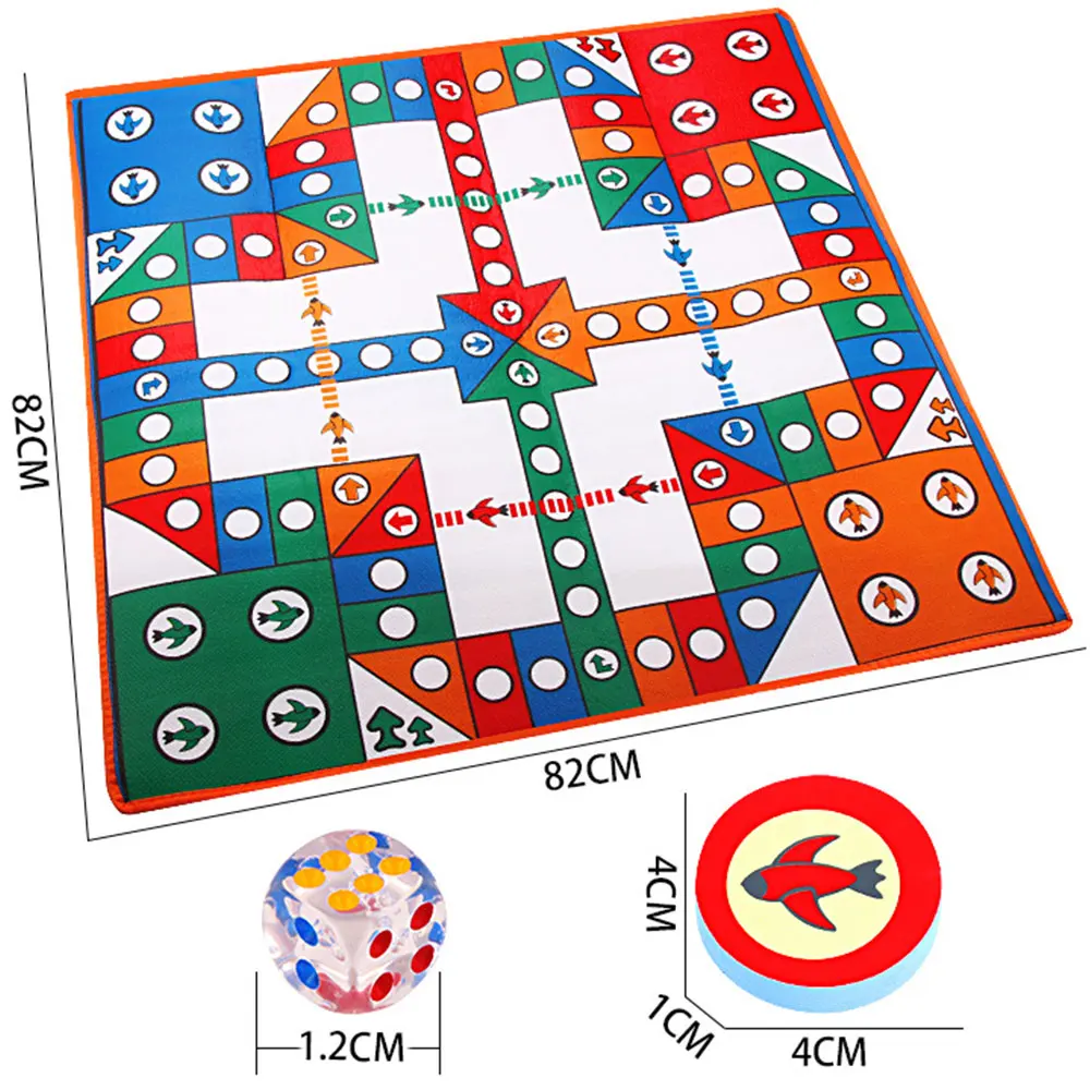 Children Game Carpet Crawling Mat Eva Game Flying Chess Mat Double Sided Single Sided Big Rich 4