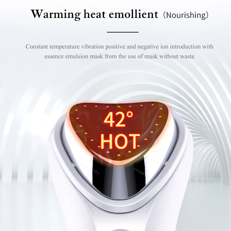 Ultrasonic Facial Lift Cleaner Blackhead Removal Sonic Ion Scrubber Skin Care Nourish Face Peeling Vibration Massager Device