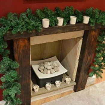 

270CM Garland 200-Heads Christmas Xmas Artificial Pine Decoration Shop display
