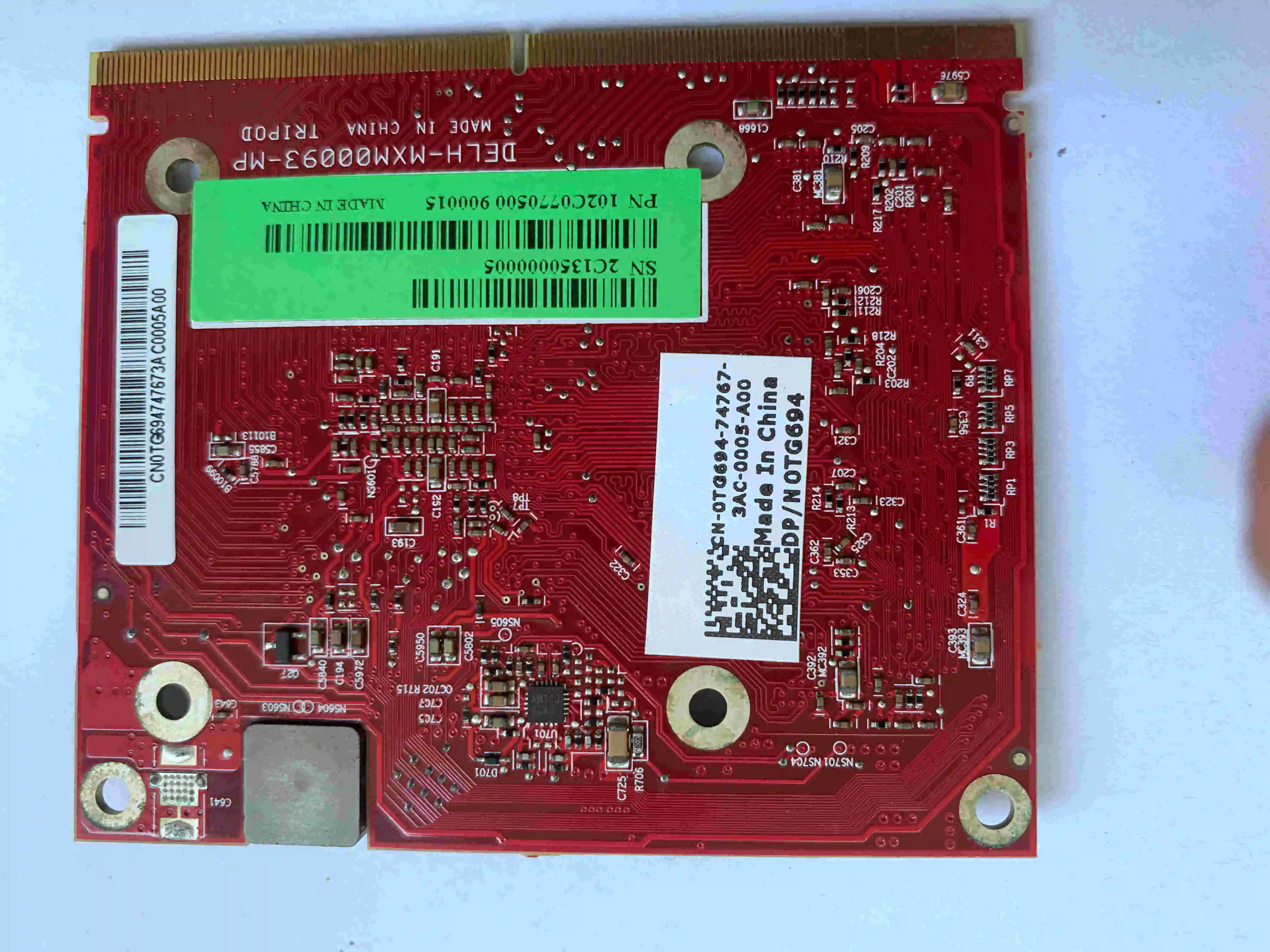 para Dell Inspiron um 2205 2305 2310 Aio para Ati Radeon hd 5470 Hd5470 Gddr3 512mb Mxm Placa de Vídeo Gráfica Navio Livre Novo - Imagem 3