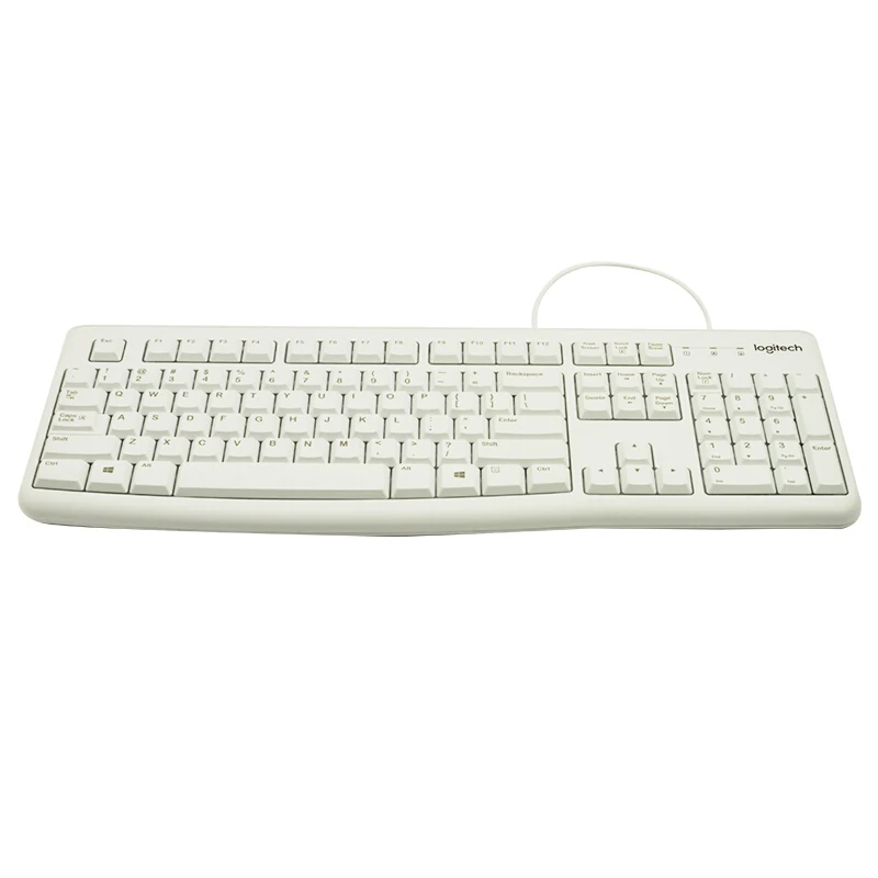 Logitech combos настольный проводной простой мышь MK120 клавиатура для ПК игровая