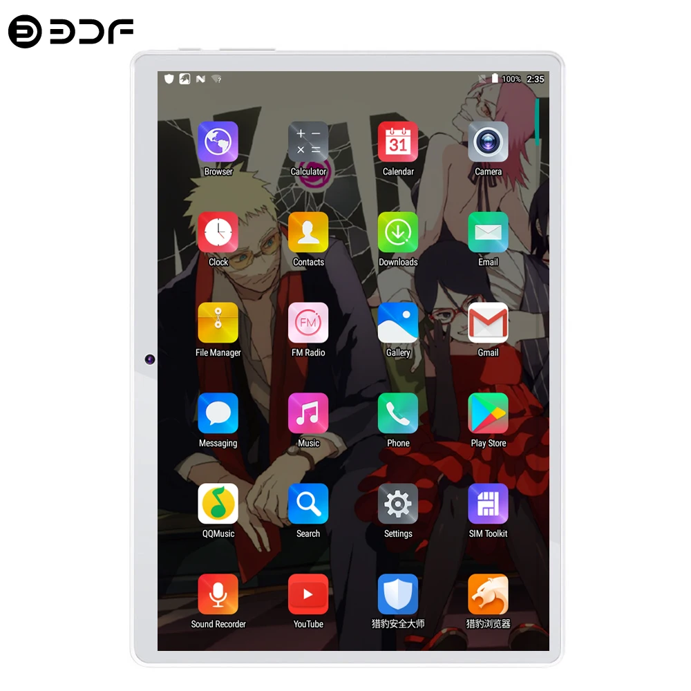 BDF Phablet 10,1, планшет, сенсорный экран, Android 7,0, четыре ядра, Tab, 4 ГБ/64 Гб Камера, МП, WiFi, 10 дюймов, планшетный ПК, 4G LTE Pro Pc