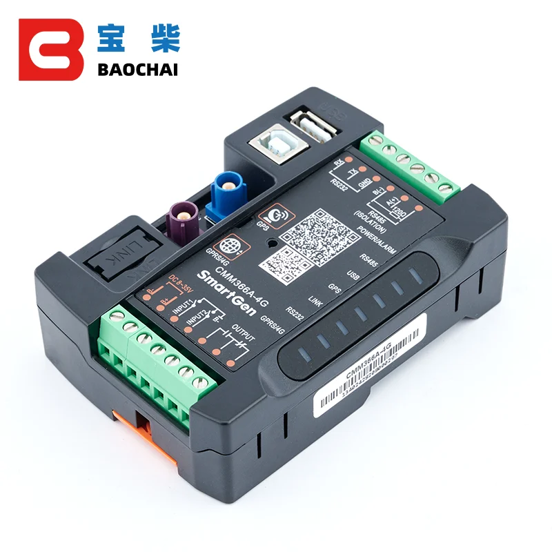 Smartgen CMM366A-4G CMM366 ET CAN CNM376 365Cloud 모니터링 통신 모듈, 발전기(SCI 포함)를 인터넷에 연결하는 데 성공 (인터넷 연결)