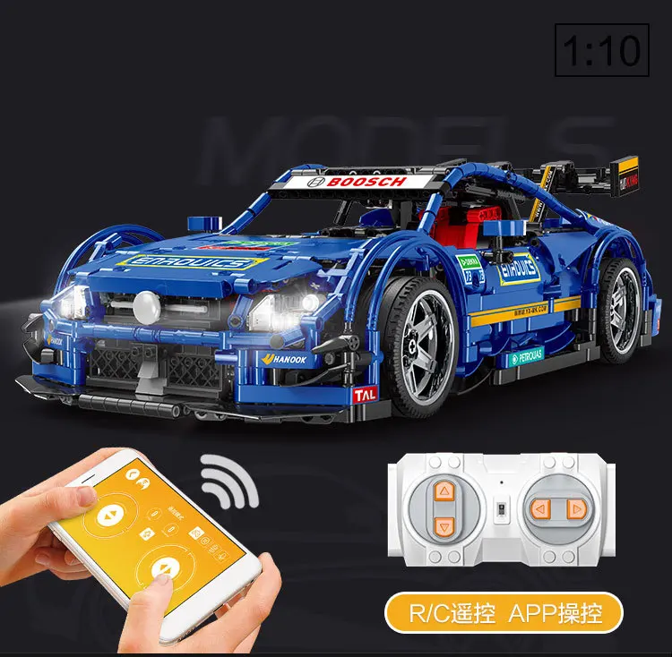 2,4G Technic serices RC Sbrick buwizz bule Супер гоночный автомобиль MOC-6687 совместим со строительными блоками кирпичи игрушки подарки