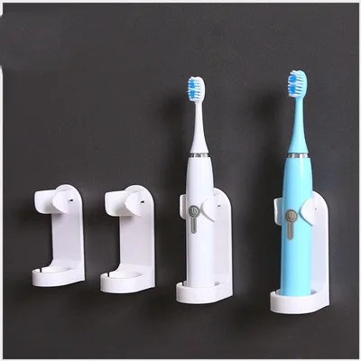 1Pc Creative Traceless Stand Rack Toothbrush Organizer Electric Toothbrush Wall-Mounted Holder Space Saving Bathroom Accessories