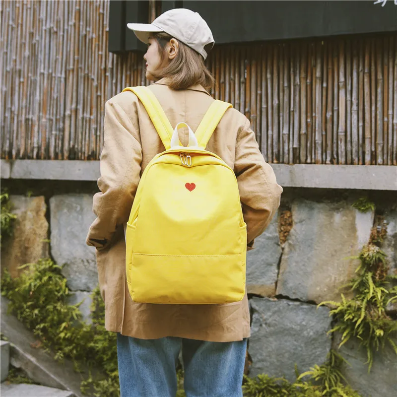 Школьная сумка Для женщин в Корейском стиле Harajuku Ulzzang школьников шик битник рюкзак с вышивкой художественный рюкзак