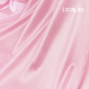 04Light pink 100*150 см 19 цветов атласная ткань для платья свадебный фон ткань полиэстер шелк ткань подарок подкладка подарочной упаковки Ручное шитье для поделок - Цвет: 04Light pink