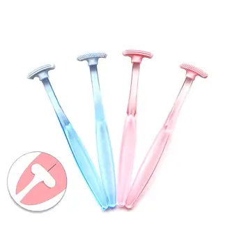 

Women Men Rubber Tongue Scraper Cleaner Arc-shaped Manual Oral Cleaning Brush