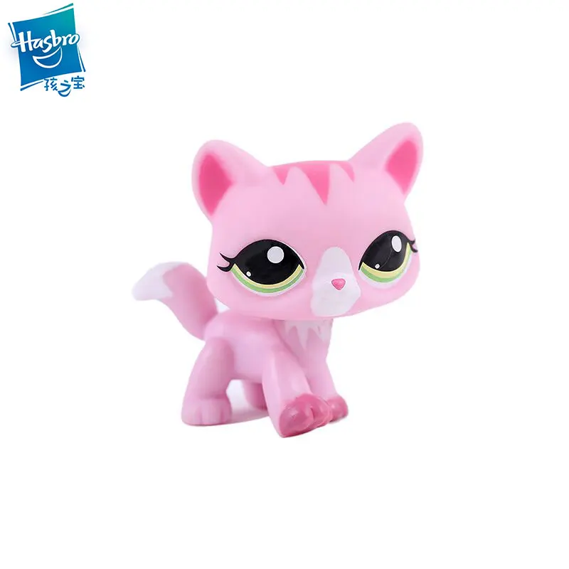 РЕДКИЙ и прекрасный pet shop lps игрушка стоящая короткая шерсть кошка розовая собака оригинальная такса колли большой немецкий дог детская игрушка подарок - Цвет: 39