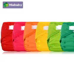 Miababy capa de fralda de pano ecológica, capa de fralda de pano para bebês de 3 15kg