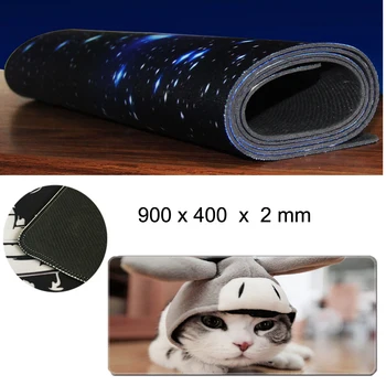 

Gamer's Friends Newest Non-slip Gaming Mousepad Large Extend Maet Desk Pad For WOW CS GO Starcraft 90x40cm Big Pads