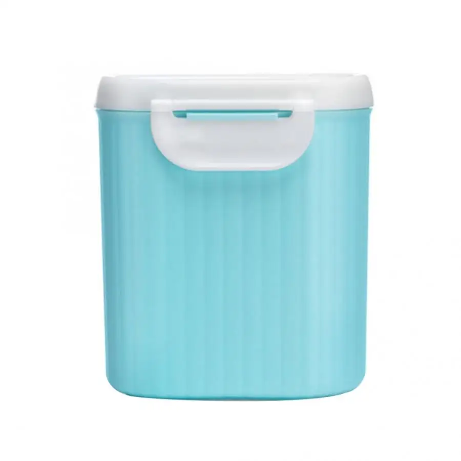 Light Blue L Контейнер для детского питания портативная детская молочная смесь коробка детская коробка независимая коробка герметичный резервуар для хранения детская миска для кормления малышей - Цвет: Light Blue L