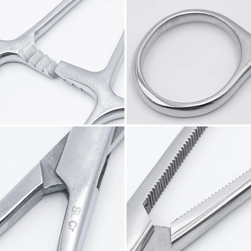 Animal Cage Clamp Orthopedics Instruments 1 Pc Stainless Steel Hemostatic Clamp Forceps Surgical Forceps Surgical Tool Kit Locking Clamps Fishing Pliers Hv3N