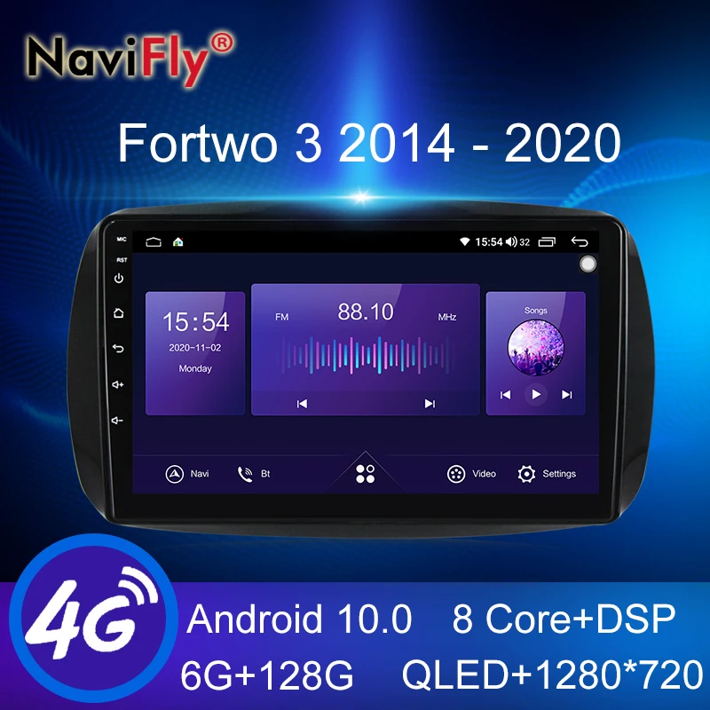 Автомобильная интеллектуальная система NaviFly Android радио мультимедийный