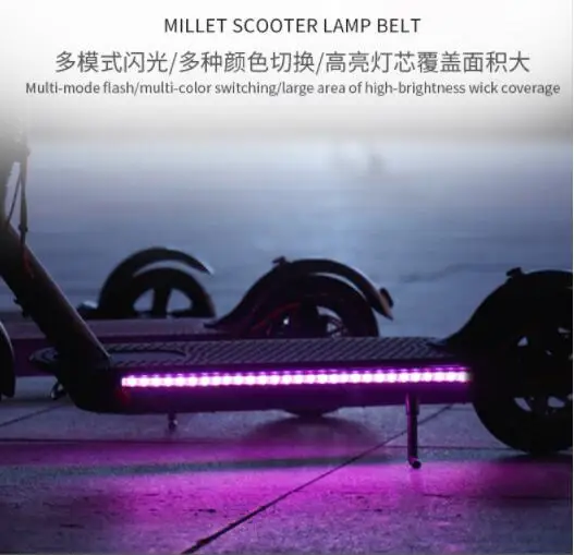 

Light strip for XIAOMI M365 PRO electric scooter Lamp NINEBOT ES1 ES1 scooter light