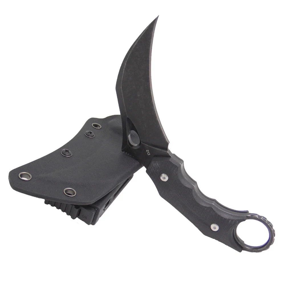 

MASALONG Camp Hunting Survival Multi-functional Tools Outdoor Portable Defender Fixed karambit Knife 1