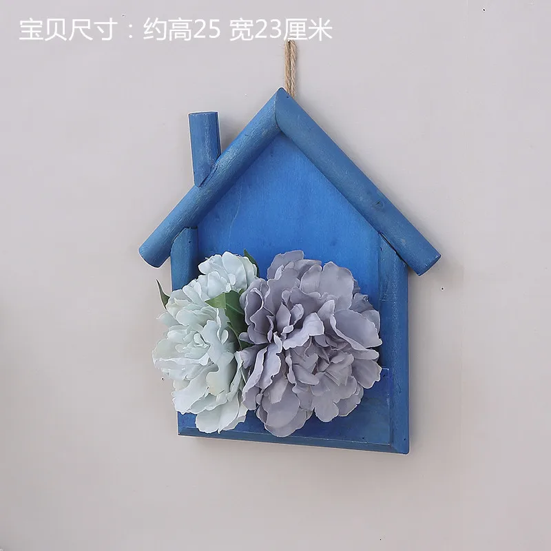 house big Peony Украшение на стену для девочек, украшение для комнаты, детская спальня, настенная Подвеска для ресторана, настенная подвеска в скандинавском стиле - Цвет: house big Peony