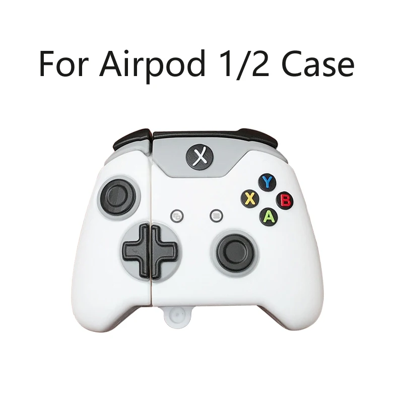 White 3D милый силиконовый чехол для геймпада для Apple Airpods 1 2 3 Pro Чехол Для Air Pods Чехлы для наушников для Airpods 3 2 1 Чехол Коробка - Цвет: White