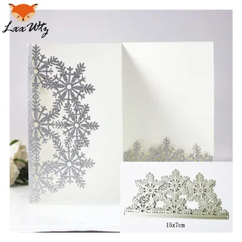 

Metal CuttingDies greeting Card Snowflake horn Stencils for DIY Scrapbooking DIY Paper Cards Photo Album Decorative 2020new dies