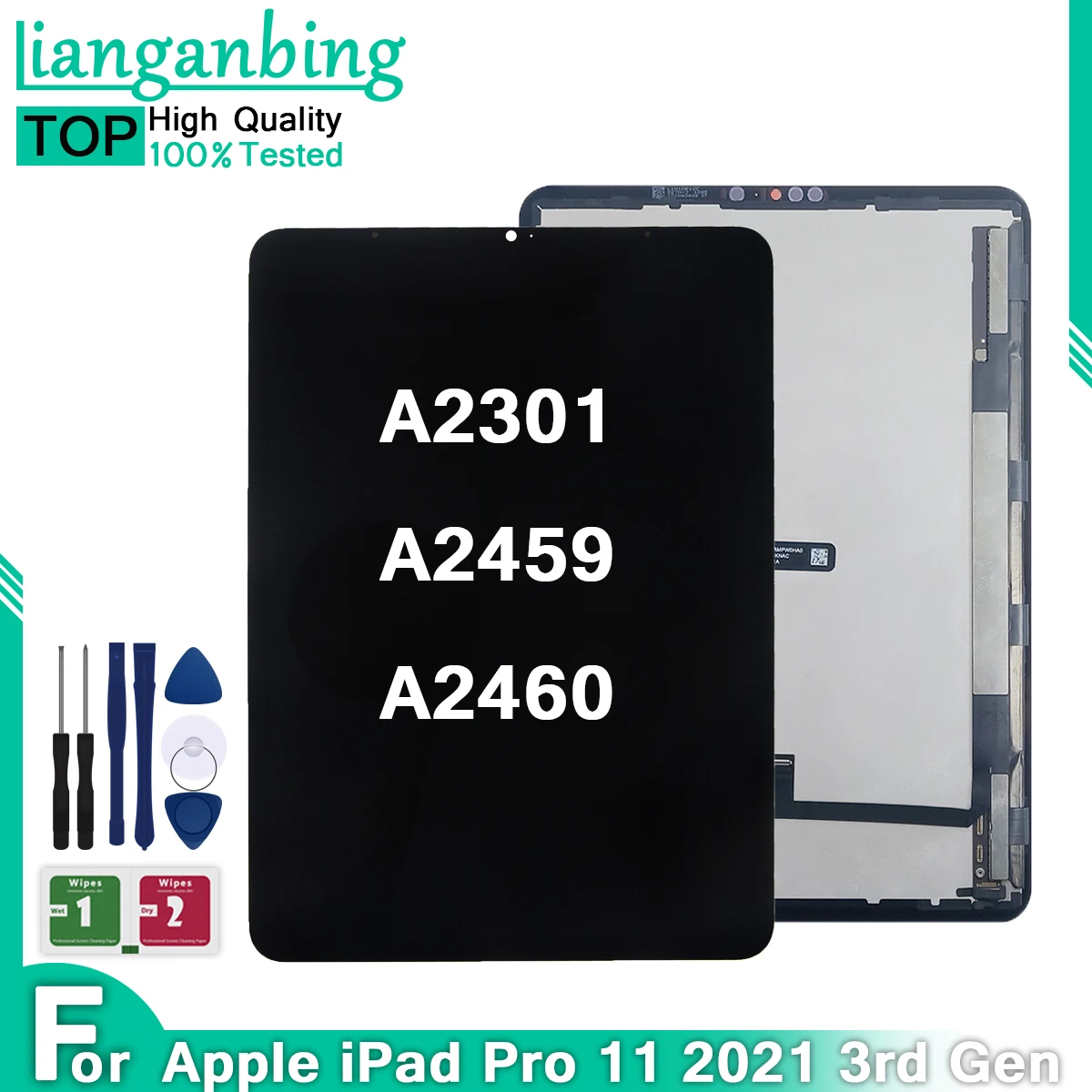 Оригинальный ЖК-дисплей для iPad Pro 11 (2021) 3-го поколения A2301 A2459 A2460 с сенсорным