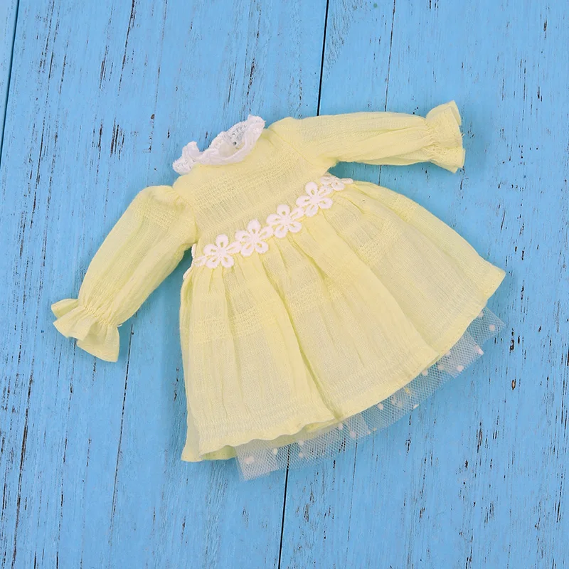 Аксессуары для кукол Blyth Одежда ярких цветов платье Azone ледяная кукла licca