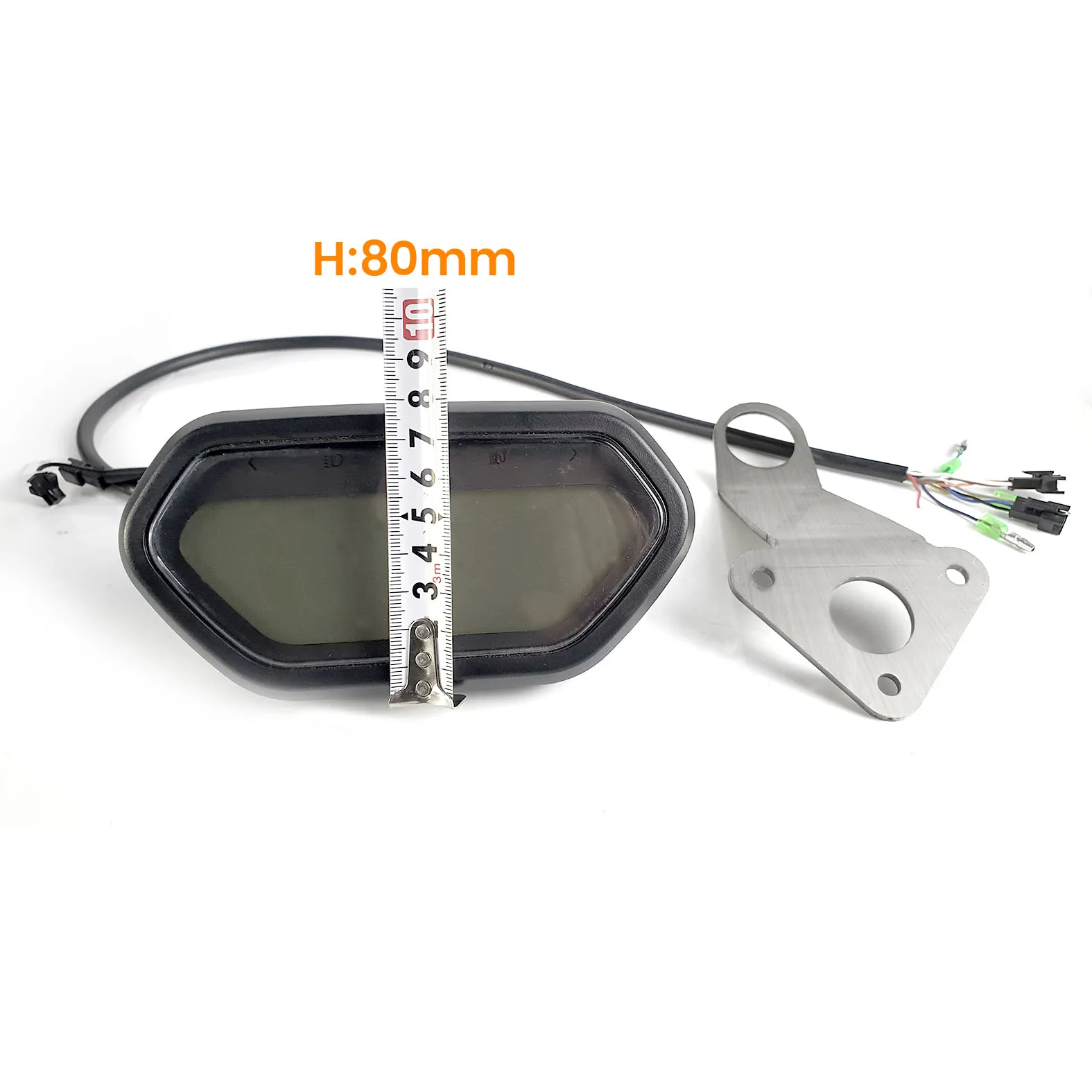 GARMATA E-bike display 48v60v72v turn lights/head light ambient temperature odometer for high speed e-bikes Enduroebike display