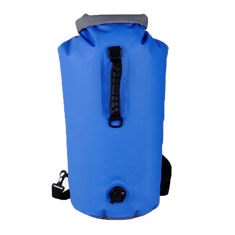 

Large-Volume PVC Coated Mesh Fabric Water-proof Bucket Outdoor Waterproof Upstream Drifting Bag Hand Beach Camping Waterproof Ba