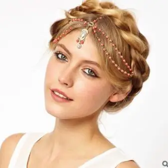 Faixas de Cabelo Lote Faça Você Mesmo Multi Simples Retro Extravagante Broca Cabeça Cadeia Noiva Pérola Styling Ferramentas Ha879 40 Pçs –