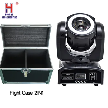 

Flight Case 2in1 Lights 60W Beam Moving Head Led Professional Stage Lighting Equipment For Party Wedding Christmas 2pcs/lot