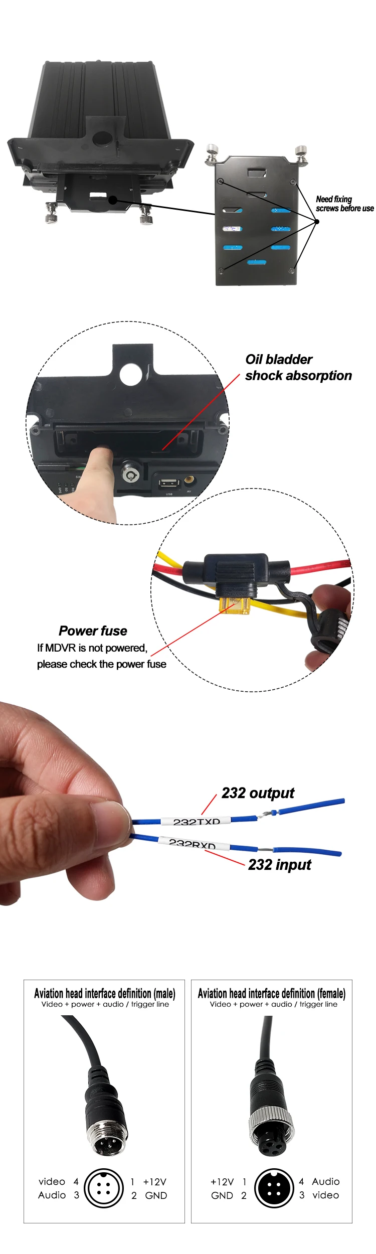 LSZ source factory 4g gps mdvr жесткий диск+ sd карта хост мониторинга дистанционного панорамирования/наклона управления экскаватор/полуприцеп/кран/такси