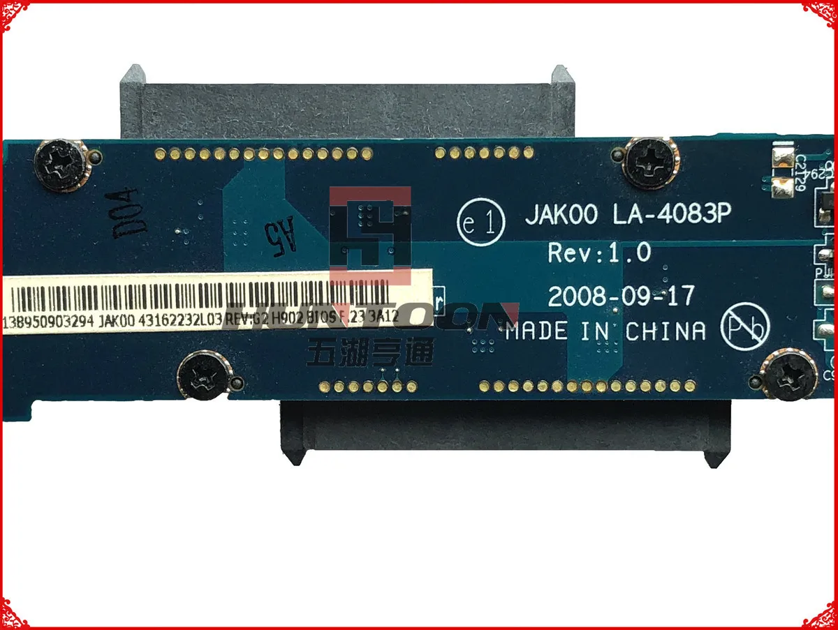 Высокое качество JAK00 LA-4083P для hp Pavilion DV7-1000 материнская плата для ноутбука 507169-001 PGA948 PM45 DDR2 полностью протестирована
