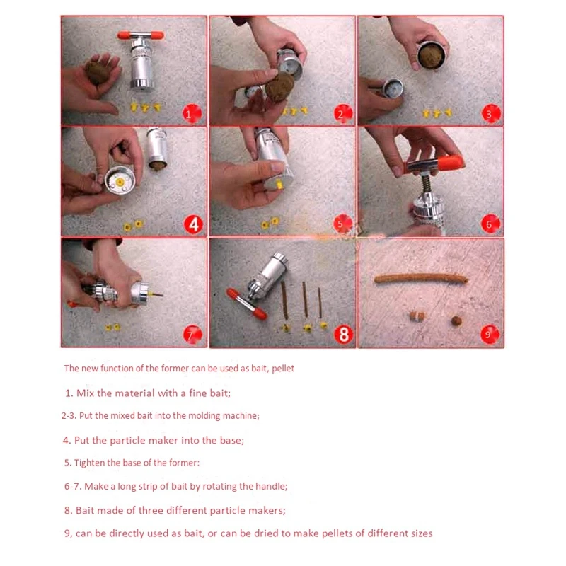 Ловля Карпа Boilie делая доску приманки инструмент прокатки таблицы Boilie ролик 4 метод приманки Boilie снасти
