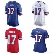 Мужской Женский Молодежный Josh Allen Tremaine Edmunds драфт Джерси Buffalo