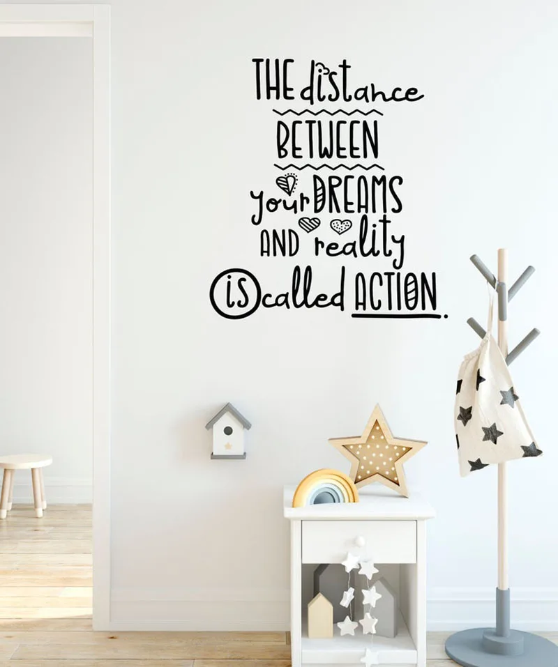 Etiqueta Engomada De La Pared Del Diseno De La Cita De Tus Hijos