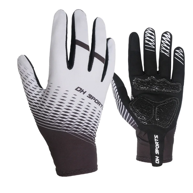 Gray Gloves 1 пара велосипедных перчаток с полными пальцами и 1 пара велосипедных носков мужские и женские нескользящие спортивные велосипедные варежки велосипедные перчатки набор носков - Цвет: Gray Gloves